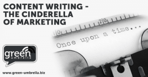 Content Writing - the Cinderella of marketing