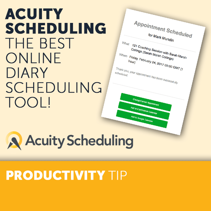Acuity Scheduling - The Best Online Diary Scheduling Tool!