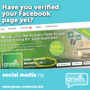 Have You Verified Your Facebook Page Yet?