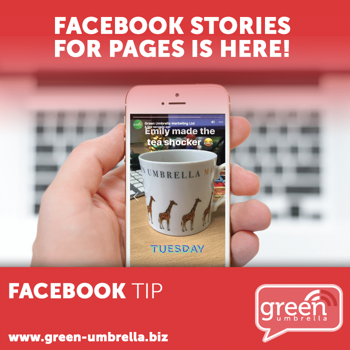 Facebook Tip: Facebook stories for pages is here!