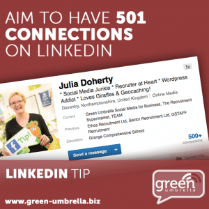 501 LinkedIn Connections