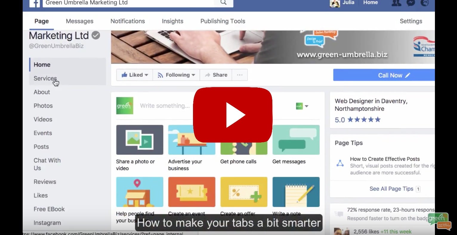 How to manage your Facebook tabs