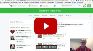 How to remove links from your Twitter search
