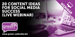 20 content ideas for social media success - webinar