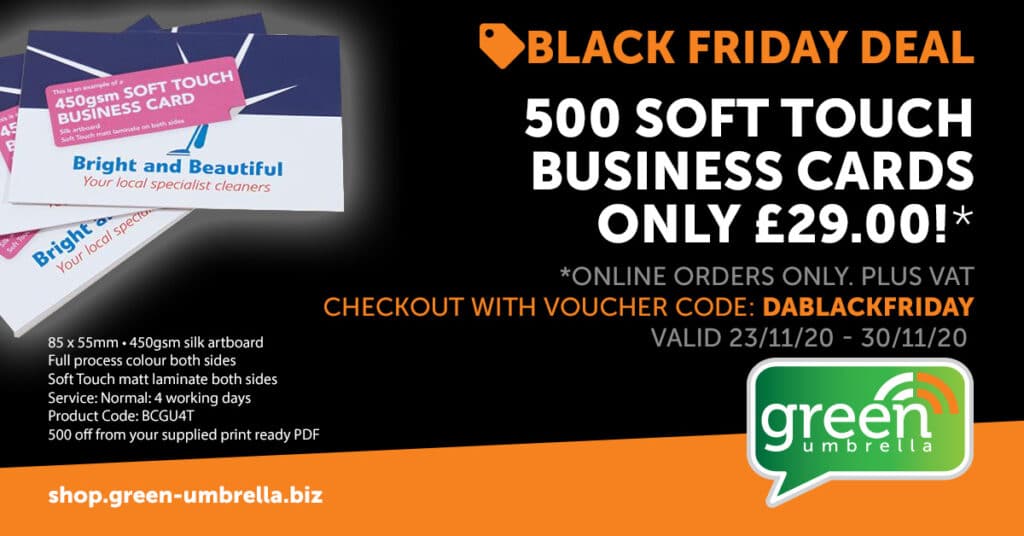 Black Friday Business Cards