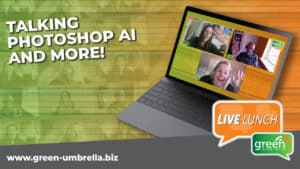 Join us for this week's live lunch when we talk Photoshop AI
