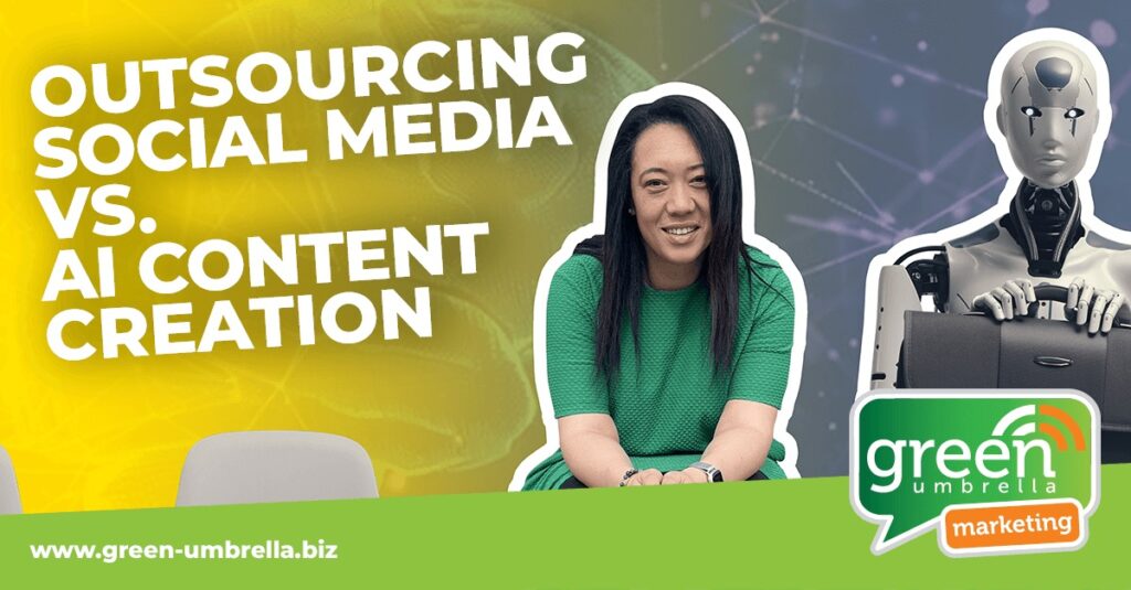 Outsourcing social media vs AI Content Creation