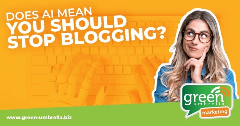 Does AI Mean You Should Stop Blogging?