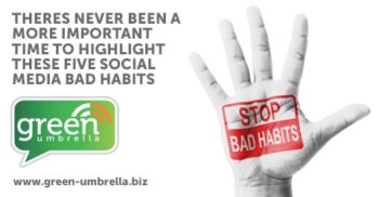 Social media bad habits